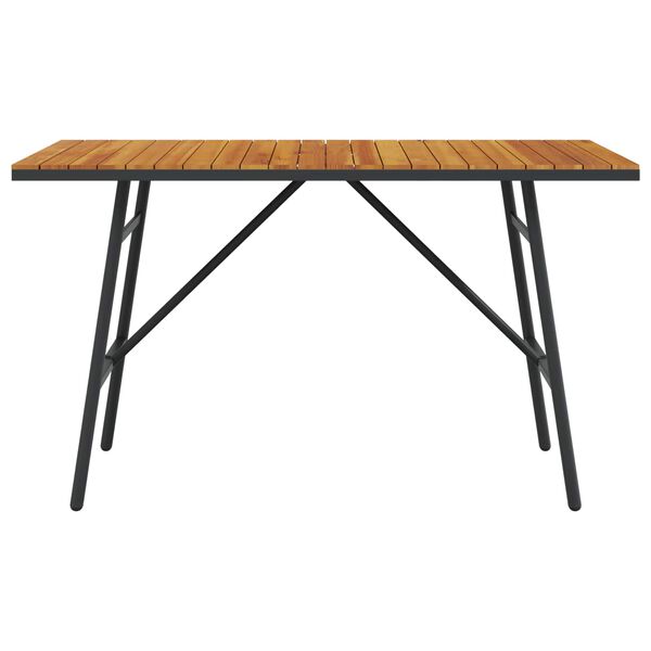 vidaXL Dining Table Brown 110 x 55 x 62 cm Solid Acacia Wood