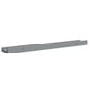 vidaXL Picture Frame Ledge Shelves 2 pcs Grey 60x9x3 cm MDF
