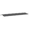 vidaXL Garden Bench Cushion Anthracite 200x50x7 cm Oxford Fabric