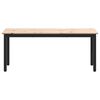 vidaXL Bench Natural 110 x 35 x 45 cm Solid Pine Wood