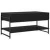 vidaXL Coffee Table Black 90x50x45 cm Engineered Wood