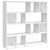 vidaXL Book Cabinet/Room Divider White 105x24x102 cm
