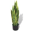 vidaXL Fake Plant | Green | Plastic and iron wire, Real wood | 65 cm tall