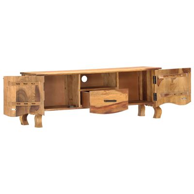vidaXL TV Cabinet 115x30x42 cm Solid Sheesham Wood