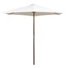 vidaXL Garden Parasol | Cream White | Polyester | 270x270 cm | Collapsible