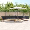 vidaXL 6 Piece Garden Pallet Sofa Set with Cushions Solid Wood Acacia