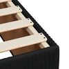 vidaXL Box Spring Bed with Mattress Black King Single Velvet