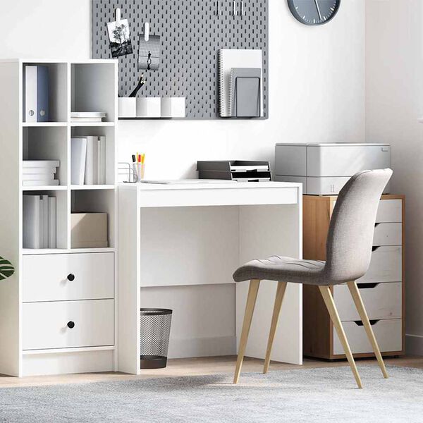vidaXL Desk White 80 x 50 x 76 cm Engineered wood