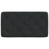 vidaXL Headboard Cushion Black 90 cm Velvet