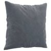 vidaXL 3 Piece Sofa Set with Pillows Dark Grey Velvet