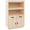 vidaXL Highboard 67x40x108,5 cm Solid Wood Pine