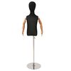 vidaXL Adjustable 120-150 cm Mannequin with Base Unisex PP Black