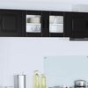 vidaXL Kitchen Cabinet Black 80 x 31 x 40 cm Engineered Wood