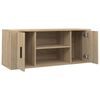 vidaXL TV Cabinet Sonoma Oak 100x35x40 cm Engineered Wood