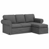 vidaXL Sofa Dark Grey 195 x 138 x 80 cm Fabric