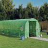 vidaXL Greenhouse with Steel Frame Green 40 m&sup2; 20x2x2 m