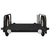 vidaXL Bike Trailer Black 126x63x34 cm Iron