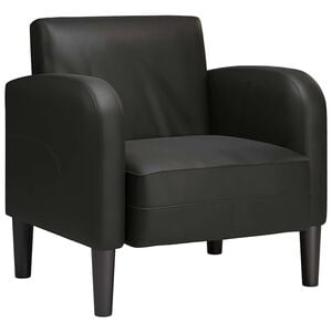 vidaXL Sofa Chair with Armrests Black 54 cm Faux Leather