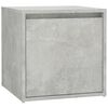 vidaXL Hallway Furniture Set Concrete Grey Engineered Wood