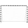 vidaXL Soccer Goal 300x200x90 cm Metal Black and White