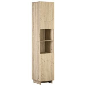 vidaXL Bathroom cabinet Sonoma Oak 36.5 x 38 x 180 cm Engineered Wood