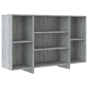 vidaXL Sideboard Grey Sonoma 120x30x75 cm Engineered Wood