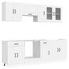 vidaXL 8 Piece Kitchen Cabinet Set "Kalmar" White Engineered Wood