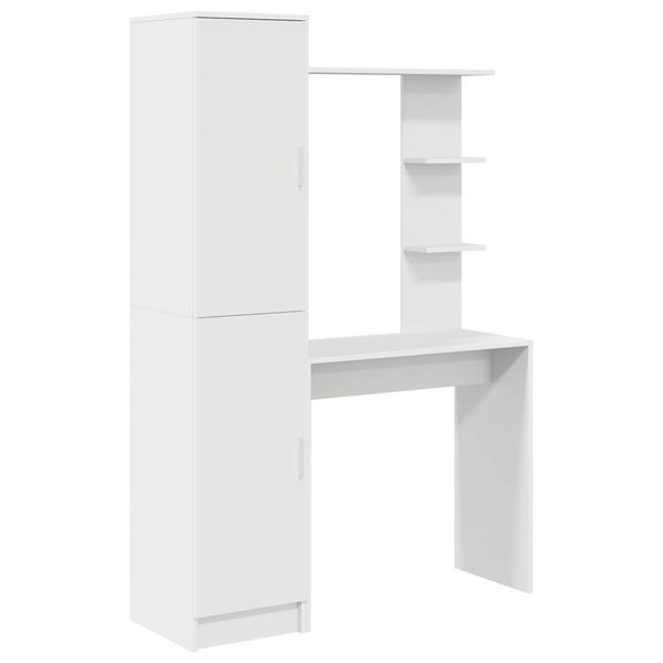 vidaXL Desk 2 pcs White
