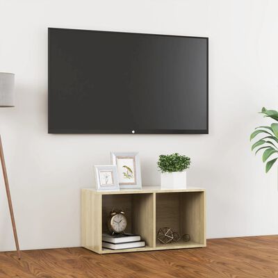 vidaXL TV Cabinet Sonoma Oak 72x35x36.5 cm Engineered Wood