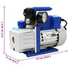 Single-stage Vacuum Pump with Pressure Gauge 71 L / min