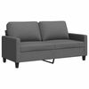 vidaXL 2-Seater Sofa Dark Grey 140 cm Fabric