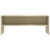 vidaXL TV Cabinet Sonoma Oak 100x40x40 cm Engineered Wood