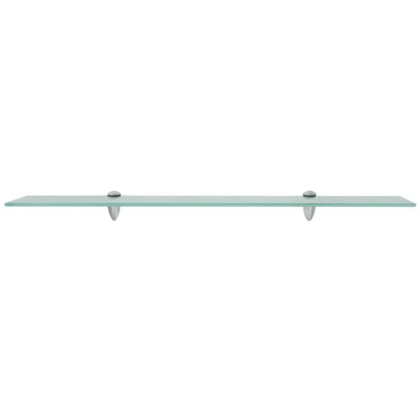 vidaXL Floating Shelves 2 pcs Glass 80x20 cm 8 mm