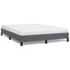 vidaXL Bed Frame without Mattress Dark Grey 152x203 cm Queen Velvet