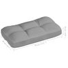 vidaXL Pallet Sofa Cushions 7 pcs Grey