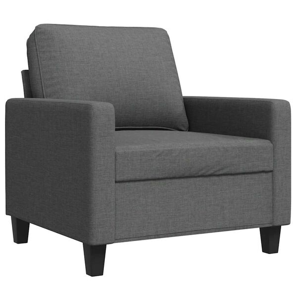 vidaXL Sofa Chair Dark Grey 60 cm Fabric