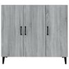 vidaXL Sideboard Grey Sonoma 90x34x80 cm Engineered Wood