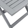 vidaXL Sun Loungers 2 pcs with Table Grey Solid Wood Acacia