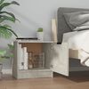 vidaXL Bedside Cabinet Concrete Grey 40x39x40 cm