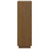 vidaXL Highboard Honey Brown 37x34x110 cm Solid Wood Pine