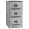 vidaXL Sideboard Concrete Grey 36x35.5x67.5 cm Engineered Wood
