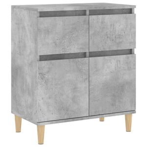 vidaXL Sideboard Concrete Grey 60x35x70 cm Engineered Wood
