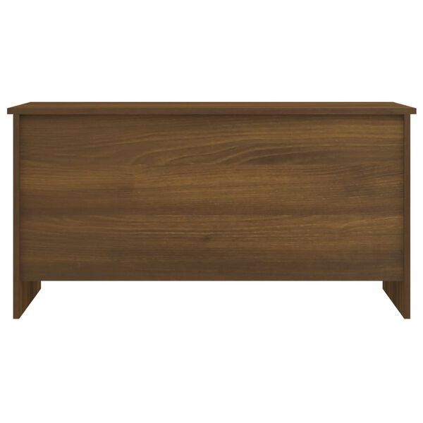 vidaXL Coffee Table Brown Oak 102x55.5x52.5 cm Engineered Wood