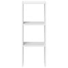 vidaXL Bookcase Stackable White 30x30x80 cm Engineered Wood
