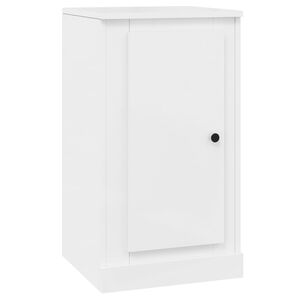 vidaXL Sideboard High Gloss White 37.5x35.5x67.5 cm Engineered Wood