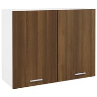 vidaXL Hanging Cabinet Brown Oak 80x31x60 cm Engineered Wood