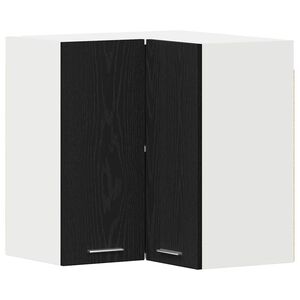 vidaXL Hanging Cabinet Lyon Black Oak 57 x 57 x 60 cm Engineered Wood