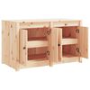vidaXL Outdoor Kitchen Cabinet 106x55x64 cm Solid Wood Pine