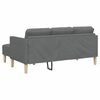 vidaXL Sofa Set 2 pcs Dark grey 173 x 131 x 67 cm Fabric