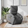 vidaXL Electric Stand up Massage Recliner Chair Dark Grey Fabric